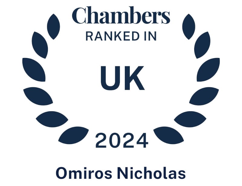 Chambers Ranked - Omiros Nicholas
